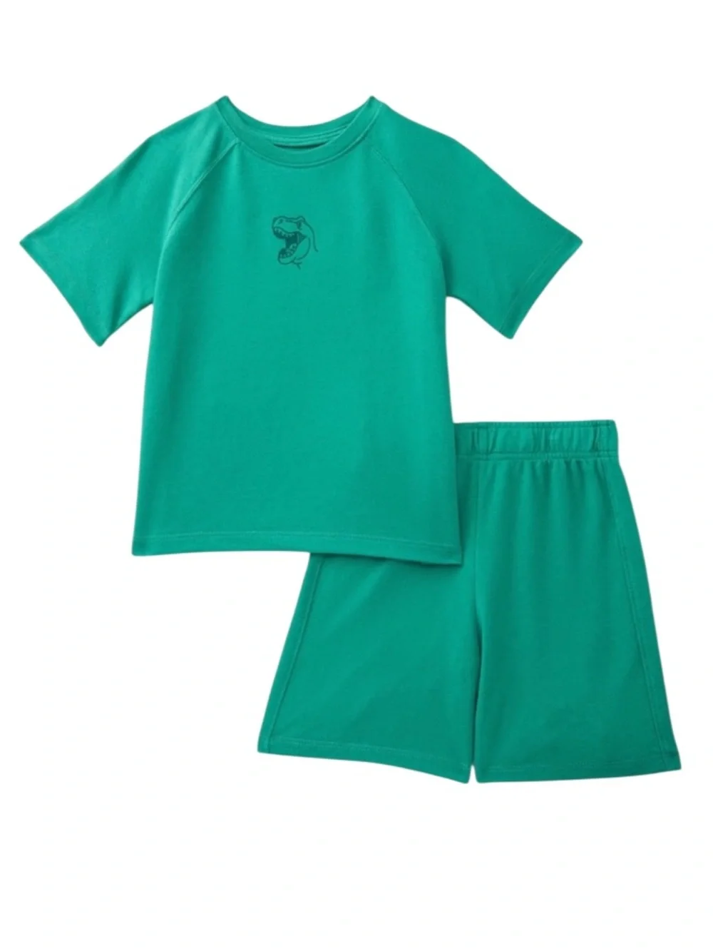 Boys Sz 4 Green Shorts Set